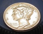 1941 S Choice Almost Uncirculated Dime  90% Silver Original Luster # 524 ~ 6