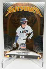 Grady Emerson USA Baseball Tallsmen Insert Prospect Card