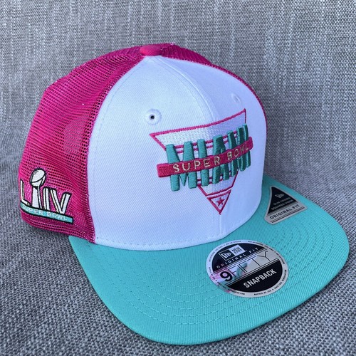 Super Bowl LIV Snapback Mesh Hat Miami 