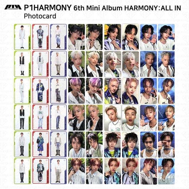 P1Harmony 6th Mini Album HARMONY ALL IN Special Selfie Photocard THEO KEEHO KPOP