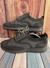 Cole Haan 2.Zero Grand Wingtip Stitchlite Oxford Black C27563 US 11 NO INSOLES