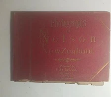 PHOTOGRAPHS OF NELSON NEW ZEALAND BOOKLET 1800'S H D JACKSON TRAFALGAR STREET