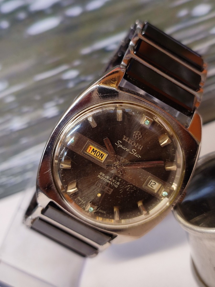 TITONI SPACE STAR 009 AUTOMATIC GRAY DIAL SWISS MEN'S FULL TITONI SPACE STAR 009 AUTOMATIC GRAY DIAL SWISS MEN'S FULL