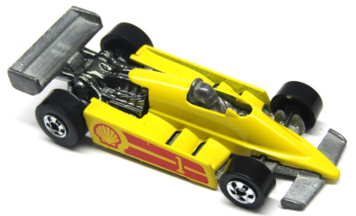 Hot Wheels Shell Formula 1 Indy Race Car Gas and Oil Company Vintage 1982 Mattel