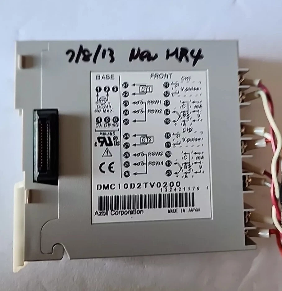 Azbil Yamatake DMC10D2TV0200 Controller Module with Warranty & Free Shipping - Image 2 of 2