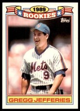 1990 Topps Rookies Gregg Jefferies B Baseball Cards #16
