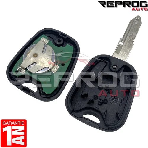 PEUGEOT 206 PHASE 2 6554YL BLANK KEY REMOTE CONTROL CLIP TRANSMITTER KEY 1CAA