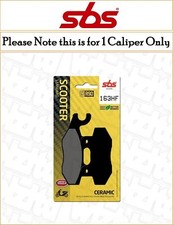 Kawasaki H2 1000 SX Ninja SE 2022-2023 [Rear Ceramic Brake Pads] [SBS HF Series]
