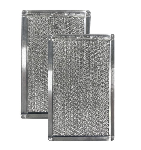 Kompatybilny z LG 5230W1A012C Mikrofalowy smar Siatka Filtry aluminiowe 2-pak - Zdjęcie 1 z 7