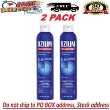 2 pack Ozium Air Freshener Dispenser 8oz. Scent, Single-shot