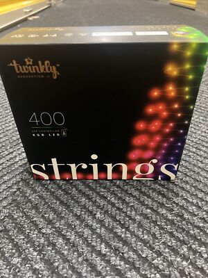 Twinkly App Control String Light With 400 Multicolor LED Lights.