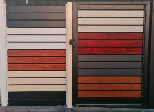 8 Colour Slats - SQM Rate & 48HR Swing Gates CUSTOM Width & Height Slats Alloy - Picture 12 of 12