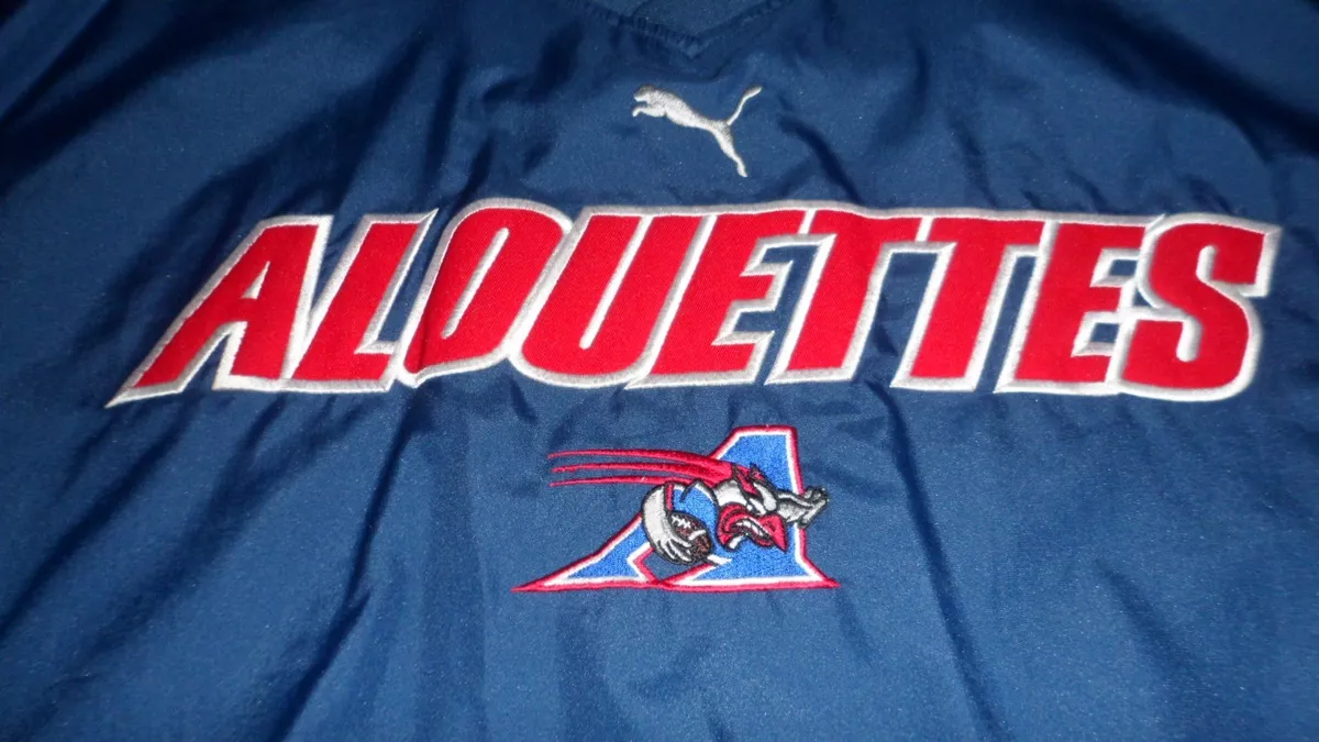 Montreal Alouettes Blue Puma Men s Size XL Football CFL LCF