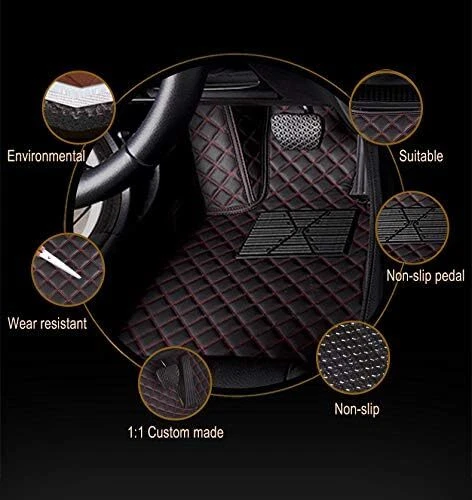 For Audi A4 2010-2024 Waterproof Custom Luxury All-weather Auto Car Floor Mats - Image 4 of 4