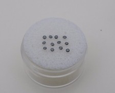 12 Black Natural Diamond Loose Faceted Rounds 1.5mm each