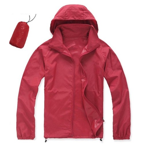 Unisex Waterproof Windproof Jacket Cycling Running Hiking Bike Outdoor Rain Coat - Picture 16 of 27
