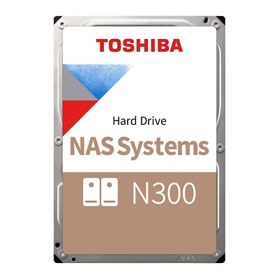 Toshiba 8TB N300 Interne Festplatte - 24/7 NAS Systeme 3,5 Zoll SATA HDD