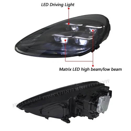 For Porsche Cayenne 2011-2018 Upgrade to 2024 LED Matrix Headlight Assembly - Picture 8 of 12