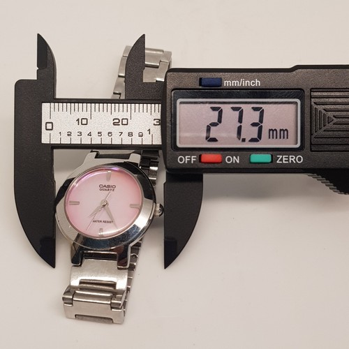 Orologio Casio LTP-1191 Quarzo Analogico Donna WR ST Fondo Acciaio BATTERIA NUOVA - Foto 8 di 10