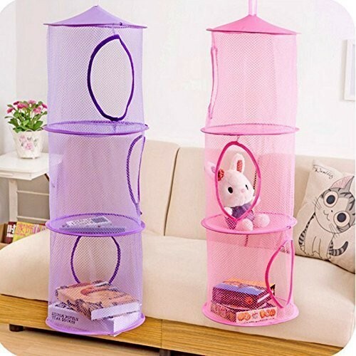hanging mesh toy organizer