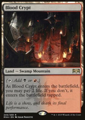 MTG Magic the Gathering Blood Crypt (245/296) Ravnica Allegiance LP