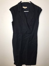 Banana Republic Womens Navy Blue Sleeveless Career Dress Size 6