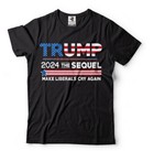 Trump 2024 Fai Piangere Di Nuovo I Liberali Vintage Maglia A Manica