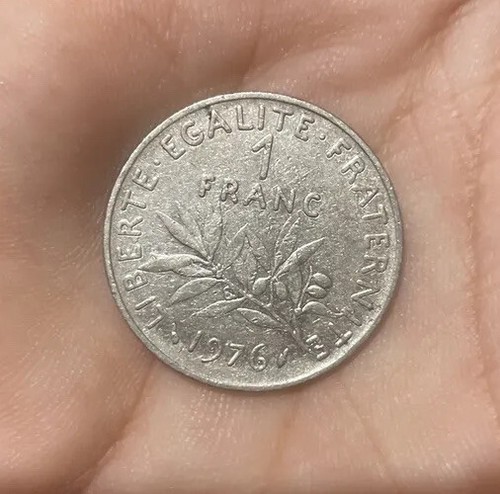 Coin - France 🇫🇷 1 Franc 1976 #60C