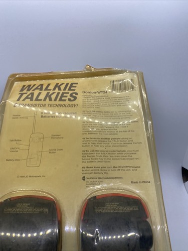 NASCAR: JEFF GORDON WALKIE TALKIES- SET OF TWO - Zdjęcie 8 z 8
