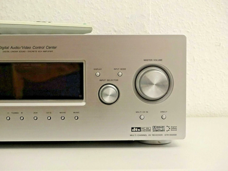 Sony STR-DG500 6.1 AV-Receiver in Silber inkl. FB, 2 Jahre Garantie - Bild 3 von 4