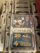 2021 Panini Prizm Football Hanger Box Lot Of 75 New Factory Sealed Red Ice TLaw?
