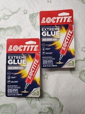  2 Pack  LOCTITE EXTREME GLUE No Drip Gel Adhesive Crystal Clear 0.6 oz Each