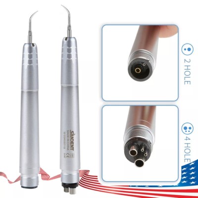 Ultrasonic Air Perio Scaler Handpiece Scaling 2/4H Scaler Inserts Tips Dental