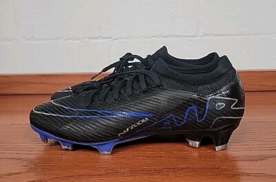 Nike Mercurial Vapor 15 Pro AG Black Crome Hyper Royal DJ5604-040 Mens Size 6.5