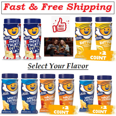 (2 Pk)Kernel Season's Popcorn Seasoning,Movie Theater Butter Salt,(Select Flavor