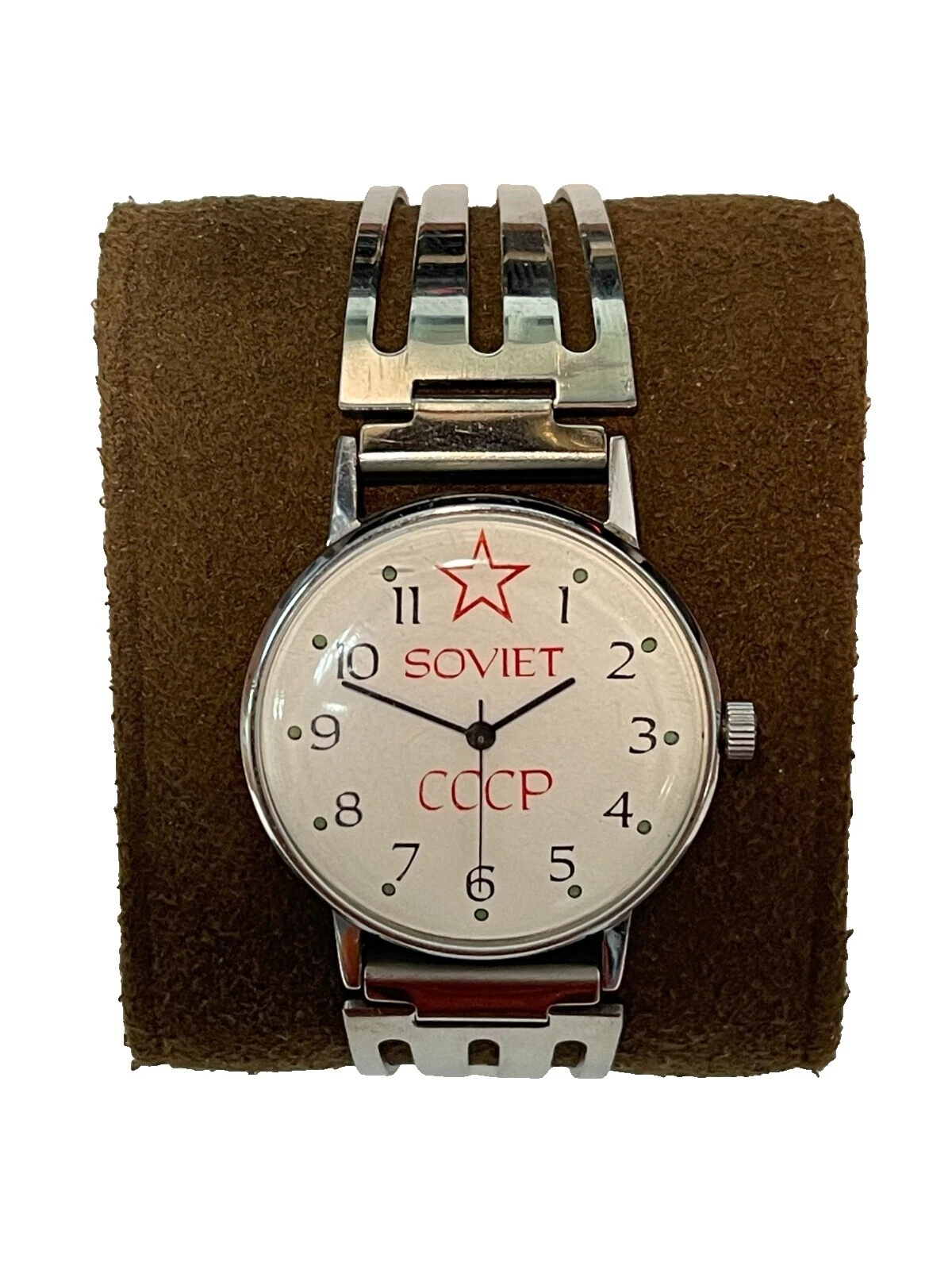 Luch Faux Leather Band Wristwatches