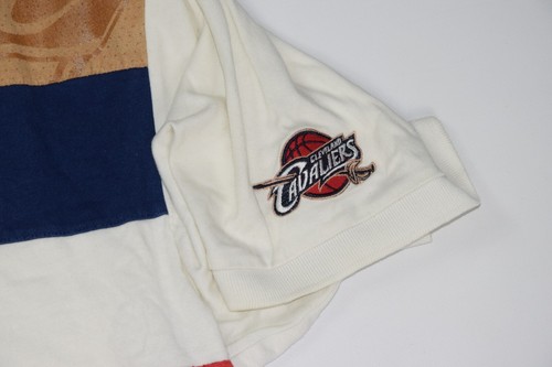 cavaliers cleveland polo shirt striped UNK s. 2XL cotton vintage jersey rare nba - Picture 3 of 5