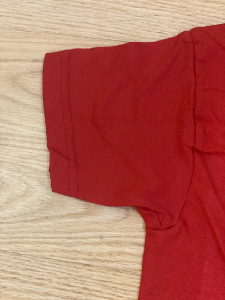 Vintage Norway Skiers Troll Norge T-Shirt Kids size 5-6 Toddler Red Cotton EUC - Image 4 of 4