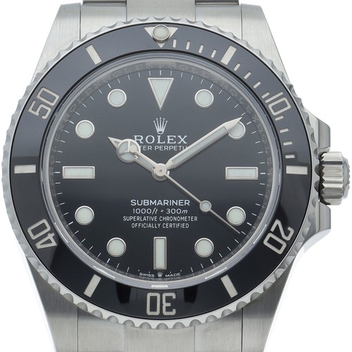 ROLEX Submariner Watches 124060 Stainless Steel mensWatch black USED