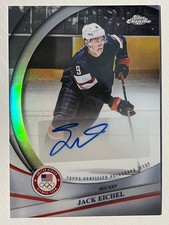 Jack Eichel Signs Exclusive Autograph Card Deal with Leaf 7