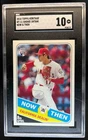 2018 Topps Heritage Shohei Ohtani Now & Then RC Rookie #NT-11 Angels SGC 10