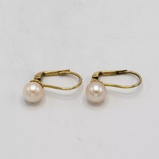 Boucles d'oreilles HOSHI en or jaune 18 carats avec boucles d'oreilles en or ...