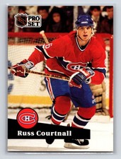 1991-92 Pro Set - Russ Courtnall #126 Montreal Canadiens Hockey Card