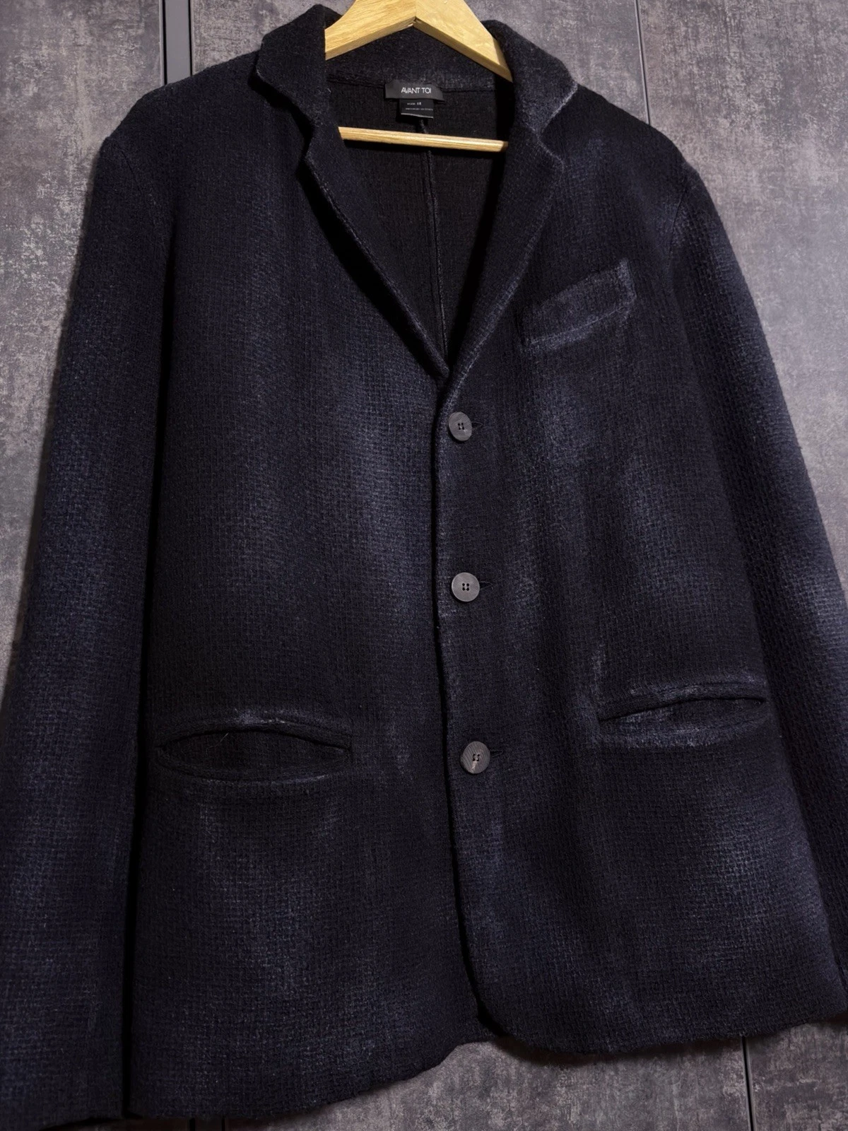 Sick Avant Toi Shaded Wool Blend Blazer Jacket Luxury Avant Garde CCP Rick Raf - product detail image 3