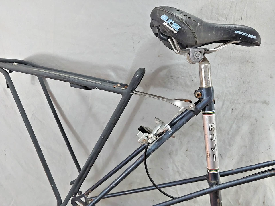 Juego de cuadro de bicicleta de carretera Fuji Valite Mixte 1974 50 cm pequeño acero cromado remitente de EE. UU. Foto 4 de 4