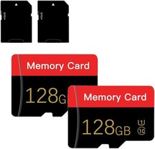 Micro SD Card 128GB 2 Pack UHS-I C10 A1 TF TransFlash For Camera Drone