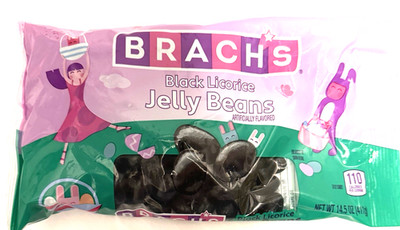 Brachs 14. 5 Oz Bag Black Licorice Jelly Beans Easter Bags Exp 08/2027