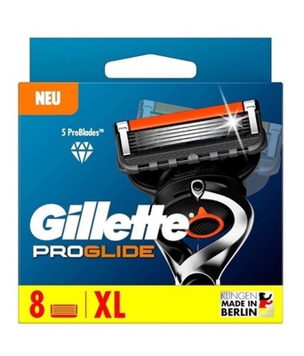 Gillette Fusion5 ProGlide Manual Rasierklingen Original ,XL-8.St, OvP Neu