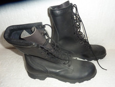 NOS 1997 Black Military Boots 8R 2001814