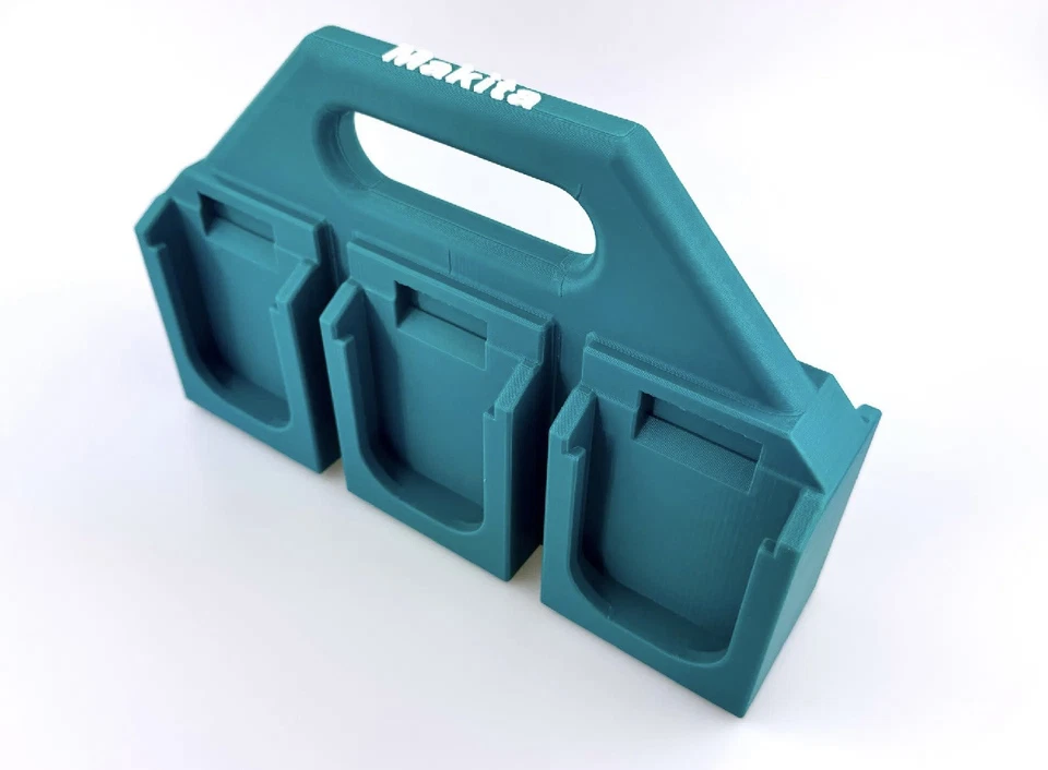 6 Battery Makita 3d Printed Battery Tote Carrier storage 18v 18 Volt - Image 2 of 4
